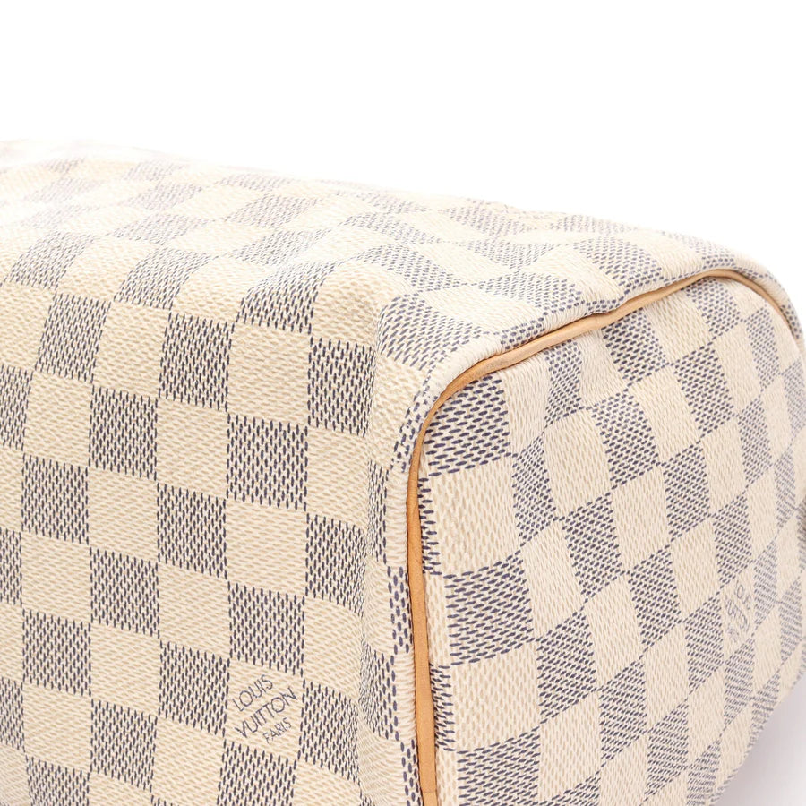 Speedy 25 Louis Vuitton Damier Blanc Vintage