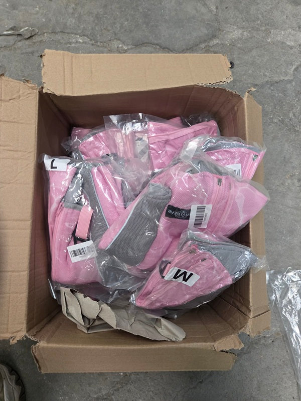 Lot revendeur - 14 Harnais chien rose M et L