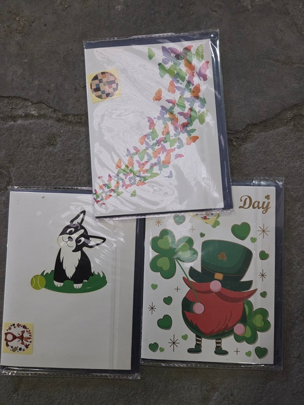 Lot revendeur - 45 Cartes de vœux avec enveloppe