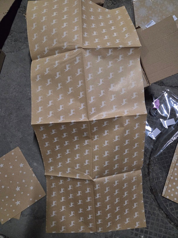 Lot revendeur - 23 sachets de 5 feuilles papier cadeau