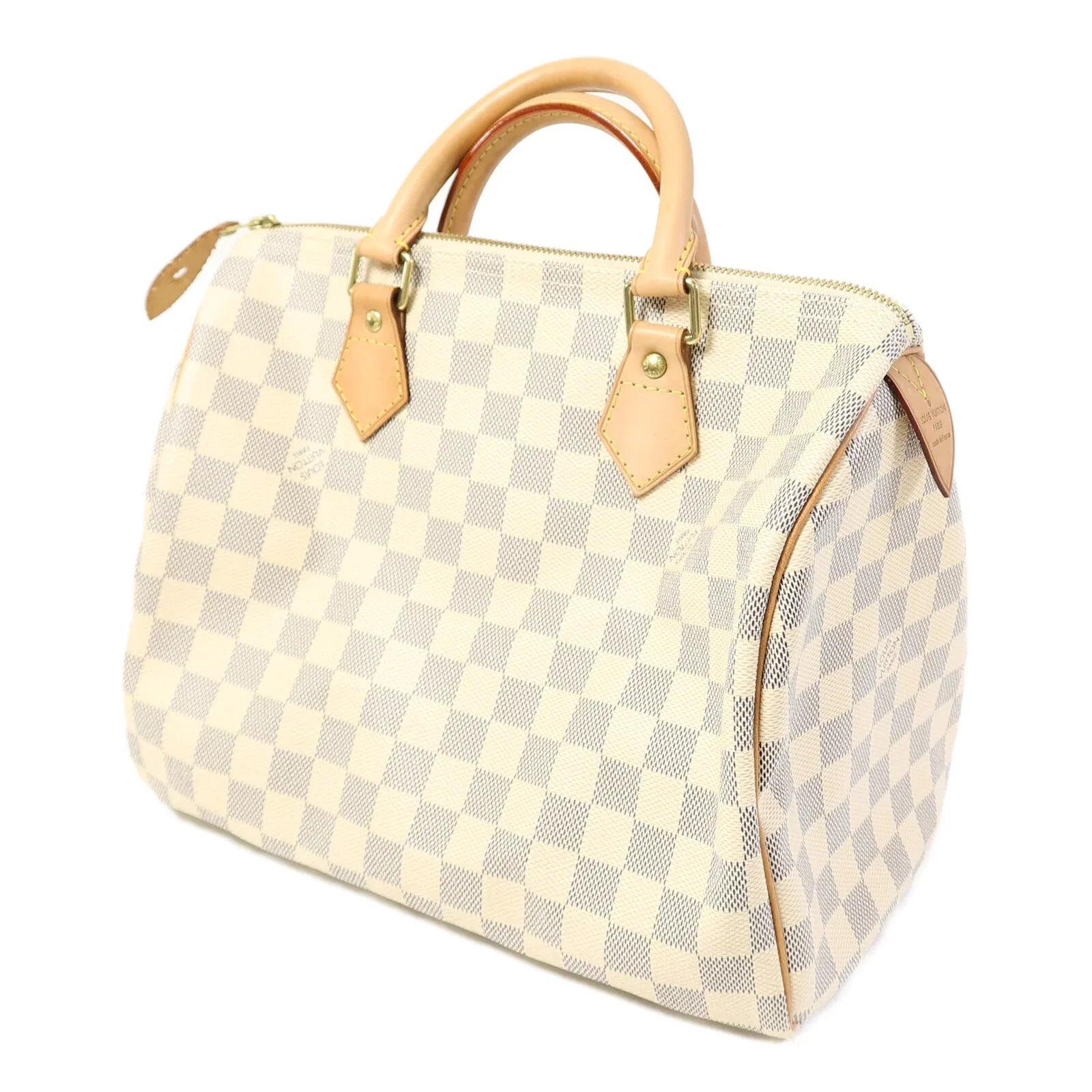 Sac Speedy 30 Vintage en toile damier azur