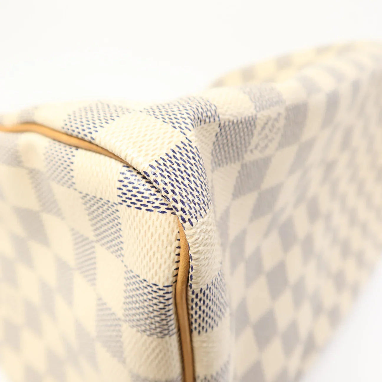 Sac Speedy 30 Vintage en toile damier azur