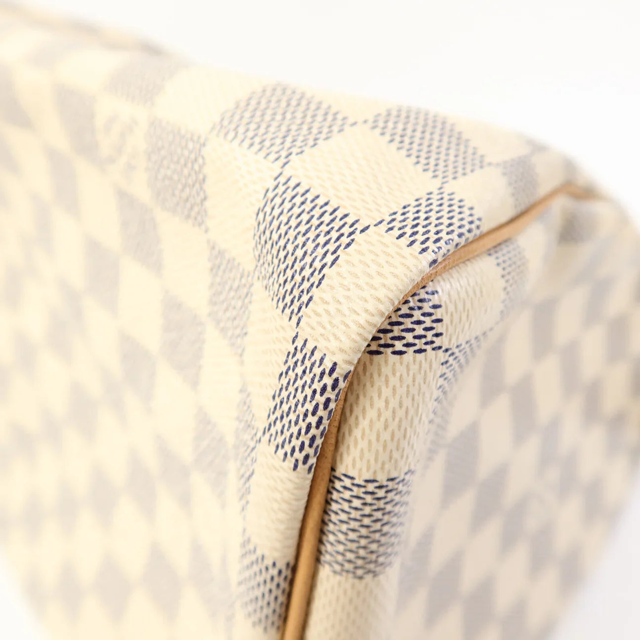 Sac Speedy 30 Vintage en toile damier azur