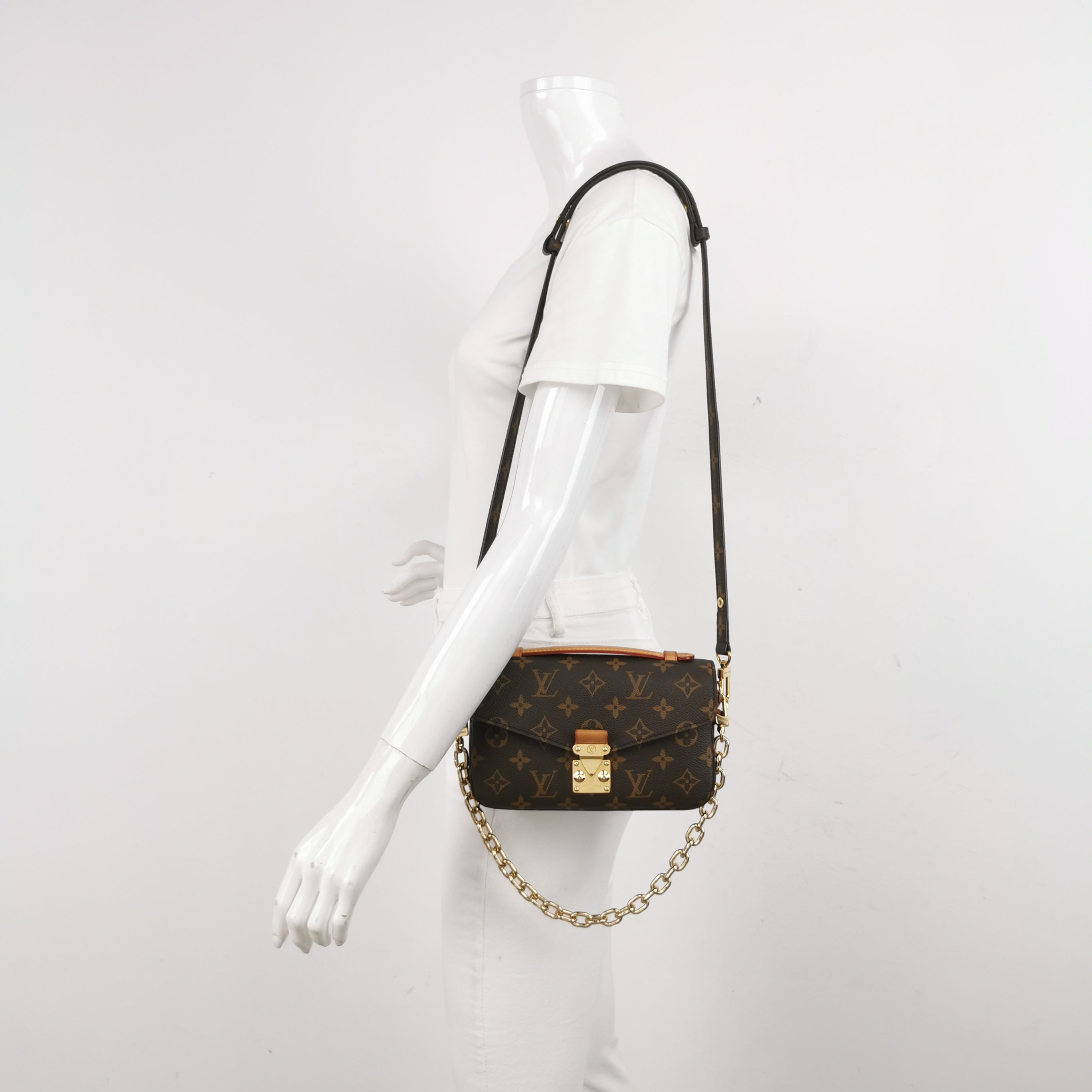 Sac pochette Métis East West vintage en toile monogram marron Louis Vuitton