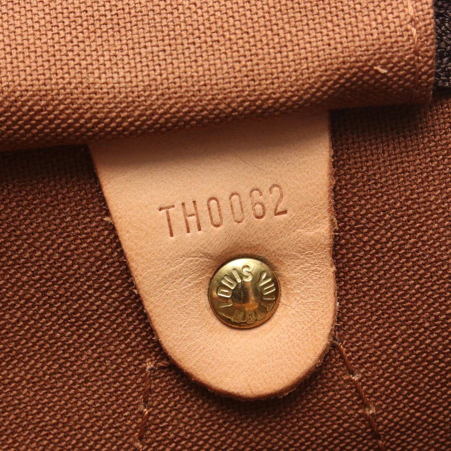 Sac Speedy 30 Vintage en toile monogram marron Louis Vuitton