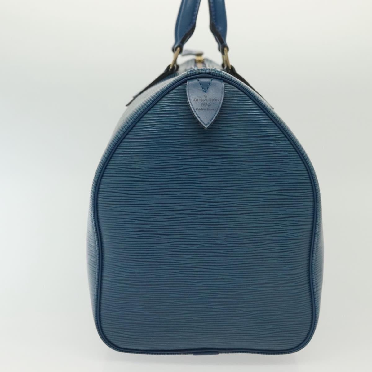 Sac Speedy Vintage en cuir épi bleu Louis Vuitton